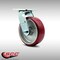 Service Caster 6 Inch Stainless Steel Poly on Aluminum Wheel Swivel Caster with Roller Bearing SCC-SS30S620-PAR - alternate 4
